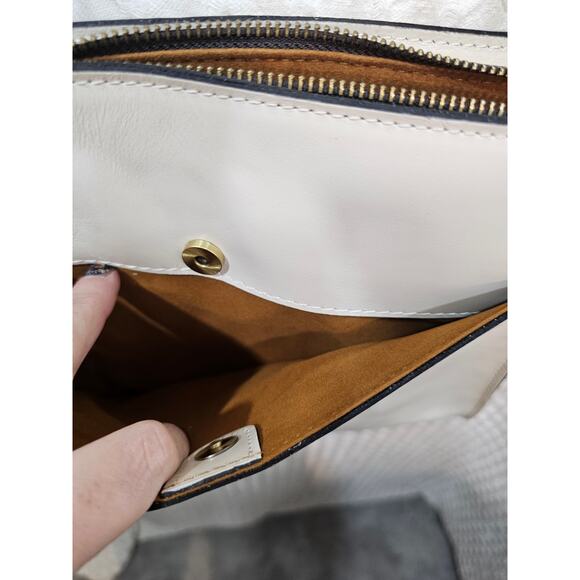 Patricia Nash Renata Leather Shoulder Bag-Lattem duster bag included - Picture 8 of 8